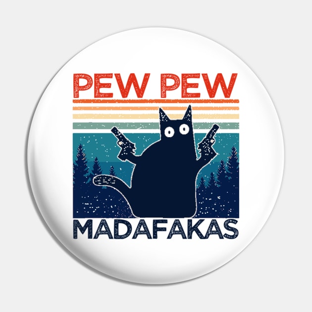 Pew Pew Cat Pin by CRE4TIX