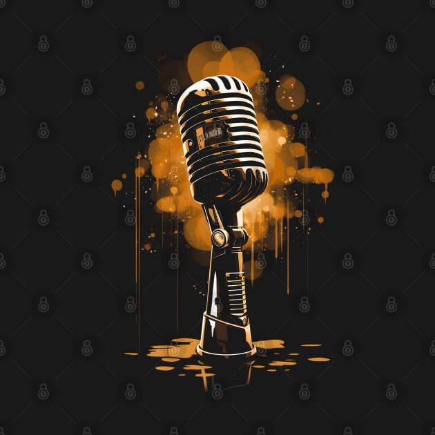 Microphone Classic Colors by Nerd_art