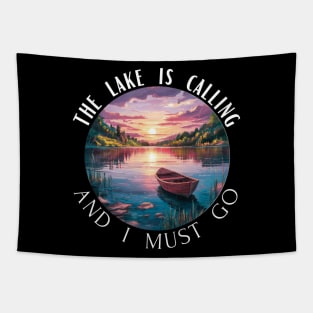 The Lake is Calling And I Must Go Tapestry