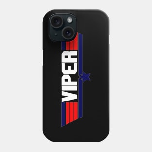 "Viper" 80's action movie design Phone Case