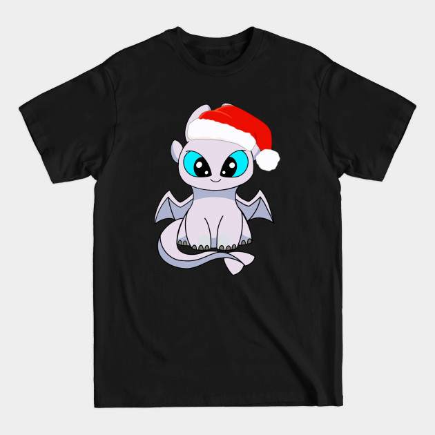 Discover Christmas light fury dragon, how to train your dragon Christmas art, cute baby dragon, httyd - How To Train Your Dragon - T-Shirt