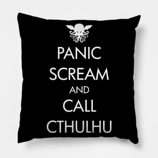 Panic Scream Call Cthulhu Pillow