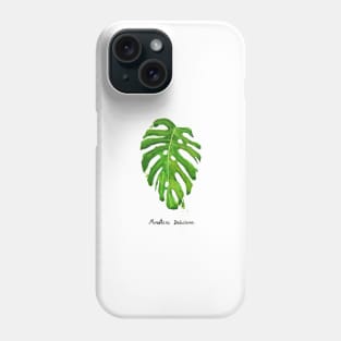 monstera deliciosa painting Phone Case