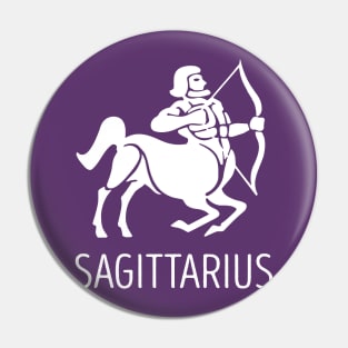 Astrological Zodiac Tee Shirts - Sagittarius the Archer Pin