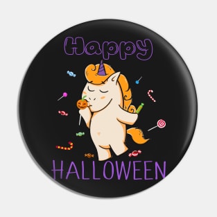 UNICORN Halloween party Pin