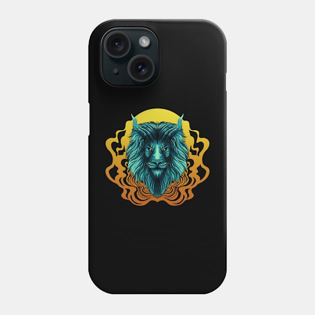 Mighty Lion Phone Case by Panji Juniarta