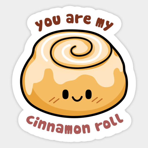 How I Roll - Funny Cinnamon Roll - How I Roll - Sticker