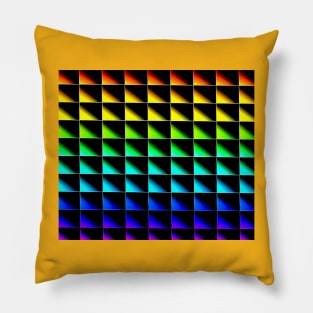 Rainbow Block Pillow