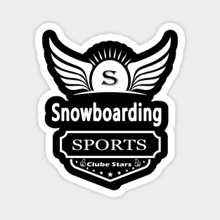 The Sport Snowboarding Magnet