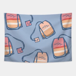 Cheese cake flavor tea bag patterns Tapestry