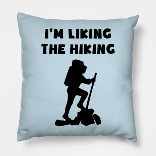 I'm liking the hiking hike design Pillow