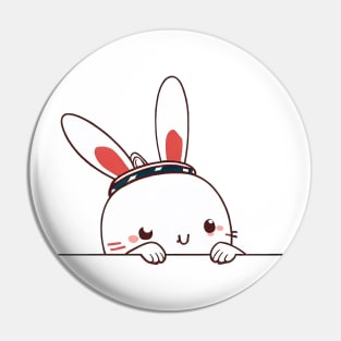 Sneaky japanese rabbit so cute Pin