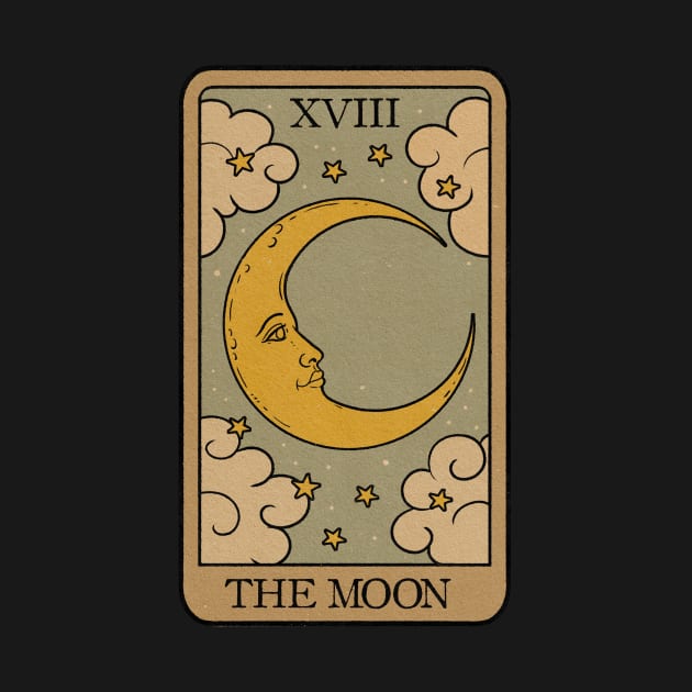 The Moon - Tarot Card by thiagocorrea