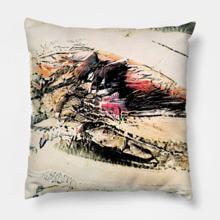 Abstract landscape Pillow