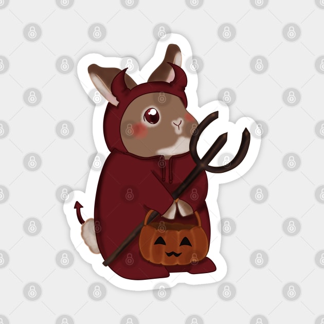 Devil Bunny and the trisula _ Bunniesmee halloween Edition - Halloween ...