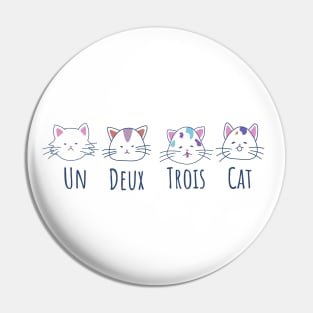 Un Deux Trois Cat Pin