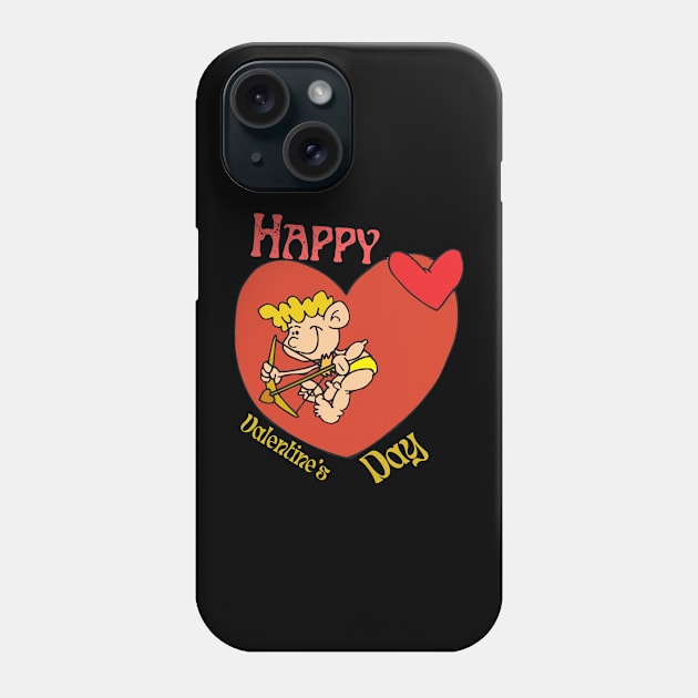 valentines day cupid funny gifts Phone Case by Solomonkariuki 