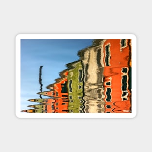 Colorful houses of Burano island - Venice Magnet