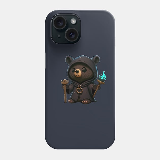 Black Bear Warlock Phone Case by Quid's Stuff