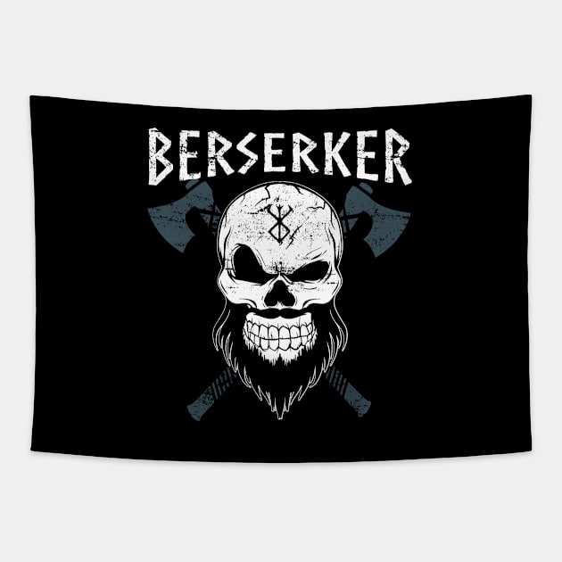 Berserker Viking Tapestry by Acroxth