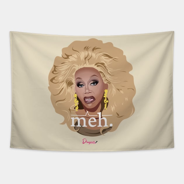 RuPaul Meh from Drag Race Tapestry by dragover