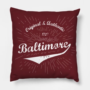 Original Baltimore, MD Shirt Pillow