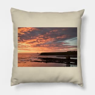 November sunrise over Collywell Bay Pillow