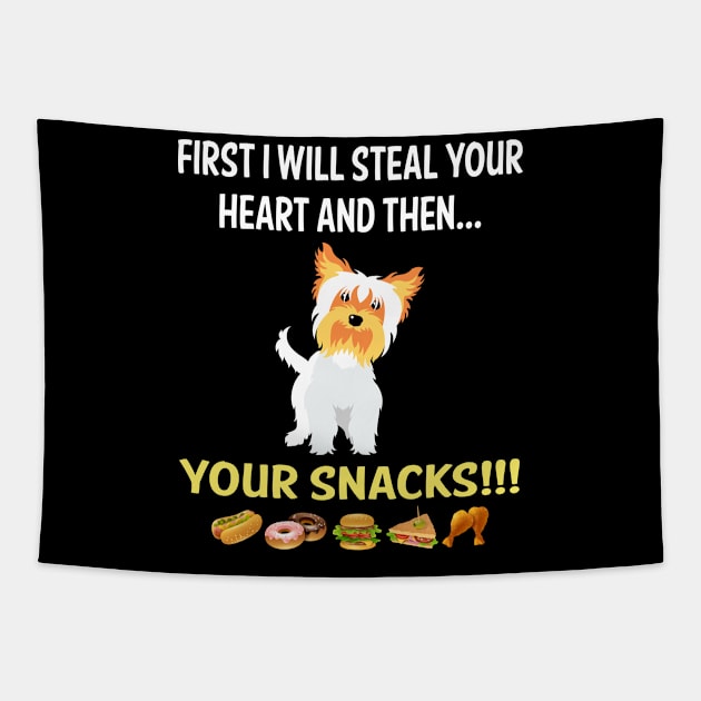 Steal Heart Yorkshire Terrier 87 Tapestry by blakelan128