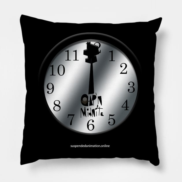 Cap'n Midnite Logo on Clock Pillow by tyrone_22