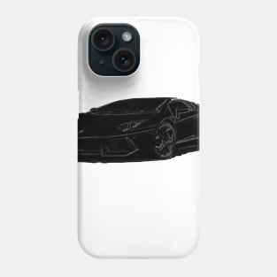 Lamborghini Aventador Chartreuse 1 Phone Case