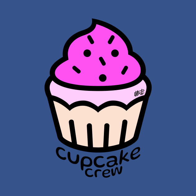 Cupcake Crew by Bananas T-Shirts