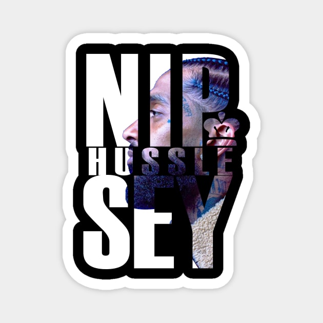 nipsey hussle Magnet by Yaman