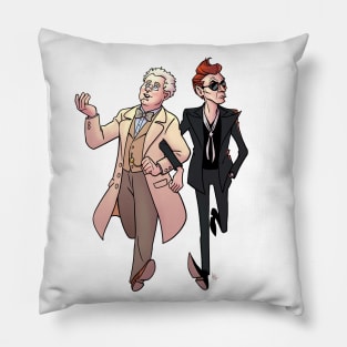 Ineffable husbands taking a stroll Pillow