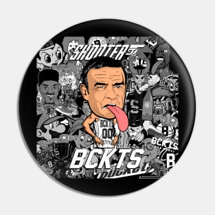 Bckts Cltr Basketball Pin