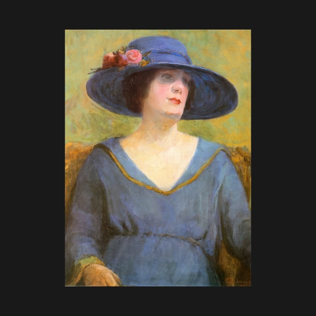 blue hat 1922 - Tarsila do Amaral by Kollagio