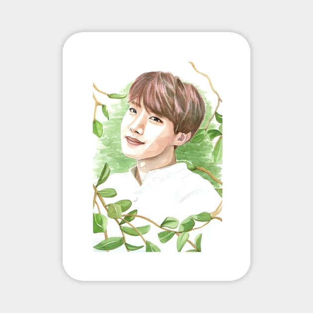 BTS J-Hope Jung Hoseok Magnet by NiamhYoungArt