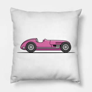 Classic Racing Car - Pink Pillow