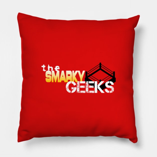 Smark Geeks 2 Pillow by The Smarky Geeks