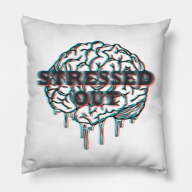 Stressed Out Pillow by one-broke-kid