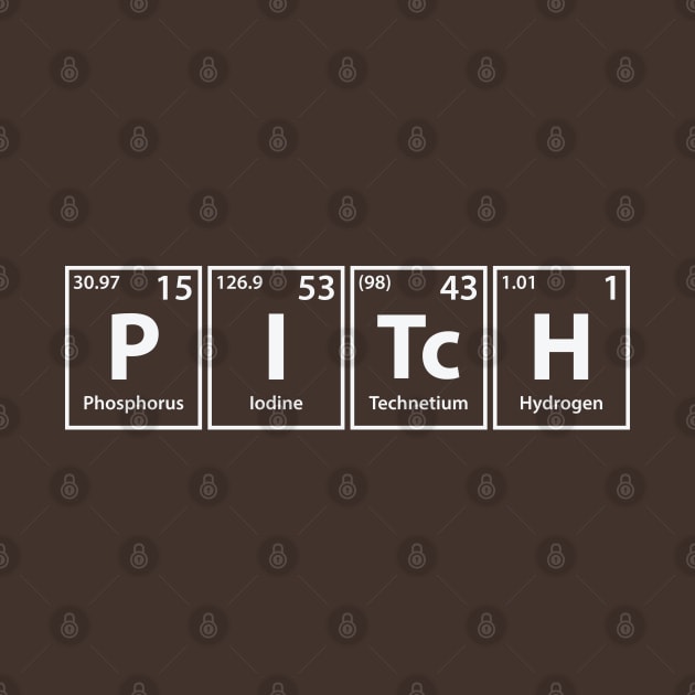 Pitch (P-I-Tc-H) Periodic Elements Spelling by cerebrands