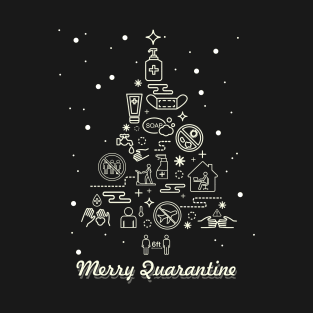 Christmas in Quarantine 2020 -monochrome T-Shirt