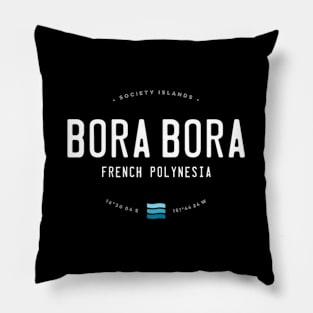 Bora Bora Beach Waves Pillow