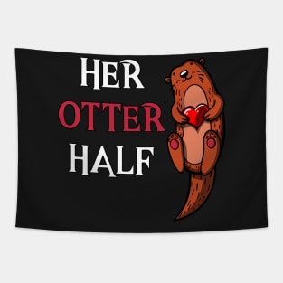 Her Otter Half Tapestry
