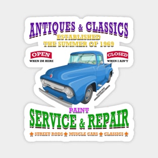 Antique Classic Car Garage Hot Rod Novelty Gift Magnet