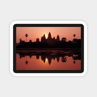 Angkor Wat, At Sunrise - Cambodia Magnet