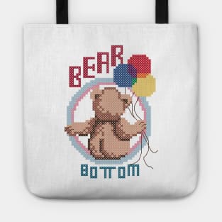 Bear Bottom Cross Stitch Tote