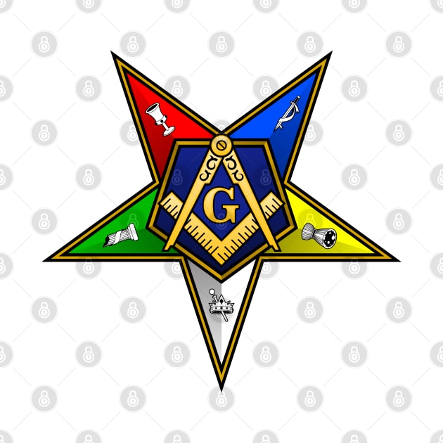 OES Masonic Emblem Order Of The Eastern Star by Master Mason Made