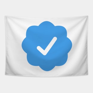 Verified on Twitter - Blue Tick Tapestry