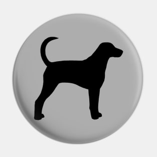 American Foxhound Silhouette Pin