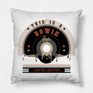 Bowie Name Style Pillow